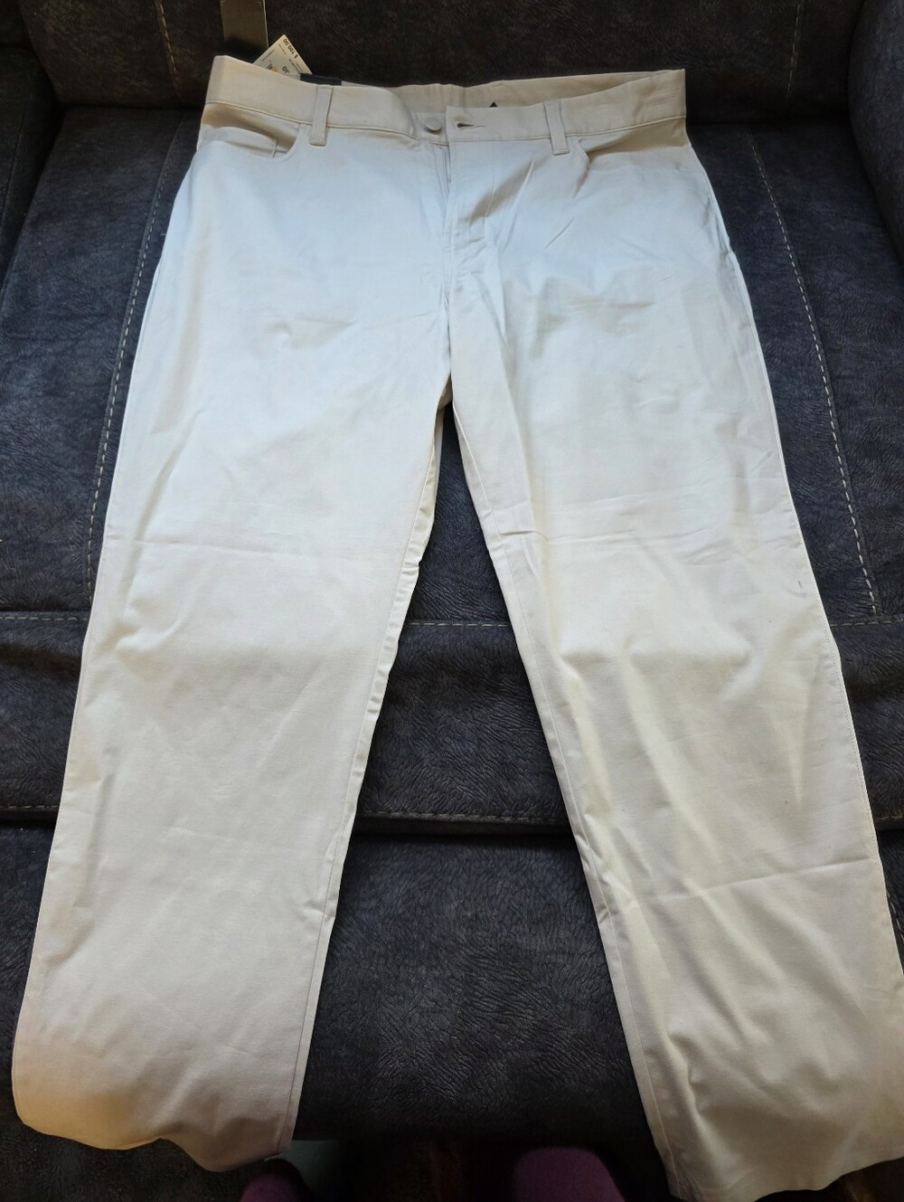 Adidas Men's Light Beige Chino Pants Size 35x30 Brand New With Tags $100 Retail